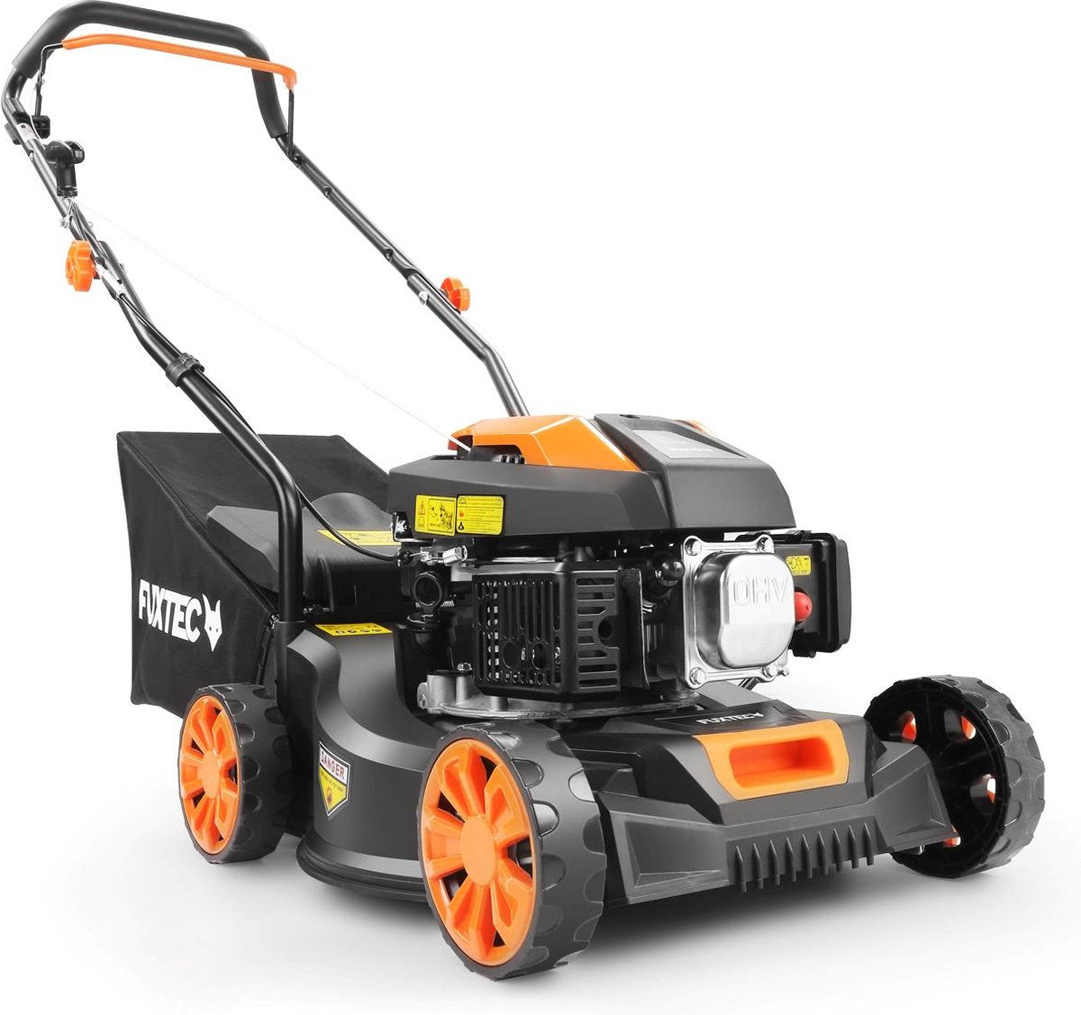  FUXTEC Grasmaaier Benzine - 41cm - 80cc - Duwmaaier - Opvangbak 45L - FX-RM4180