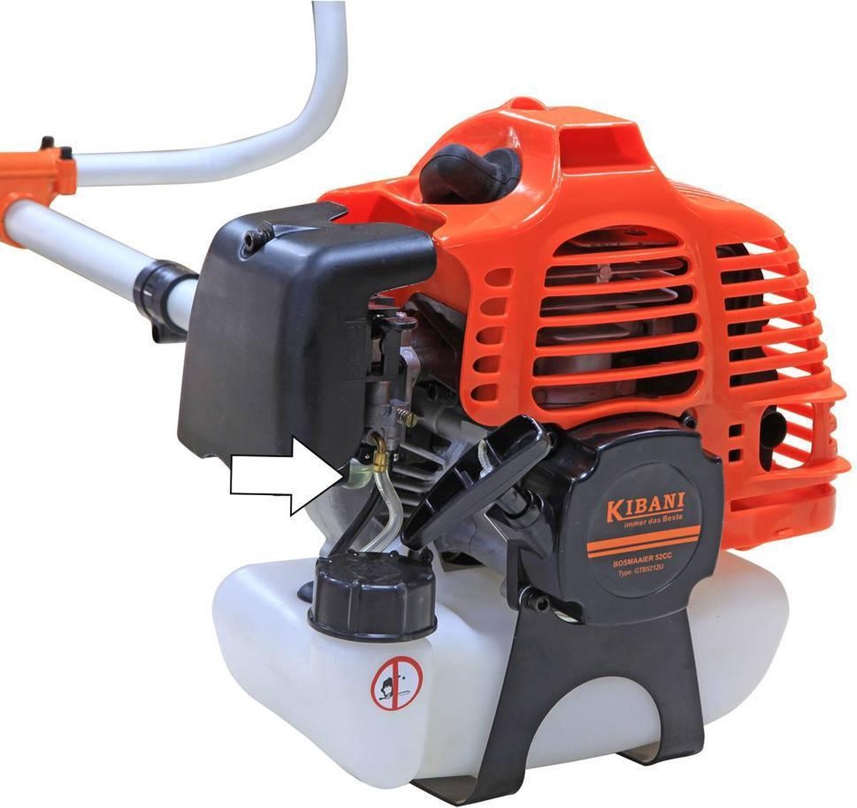  Kibani Kantenmaaier 4-in-1 – Bosmaaier Benzine - 52 Cc / 1.9 Pk 2-takt Motor – Incl. Onkruidborstel ,Maaidraad, Zaagblad 40-tands En Veiligheidsset