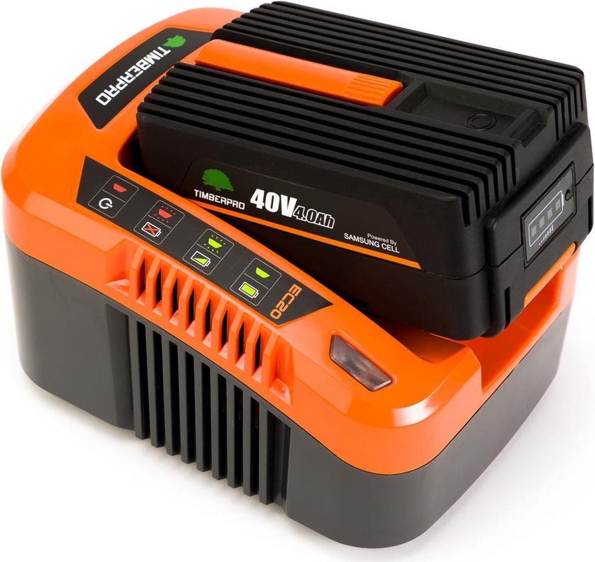  TIMBERPRO - Bladblazer Elektrisch 40V, ZEER Krachtig (incl. 4A Batterij En Incl. Lader)