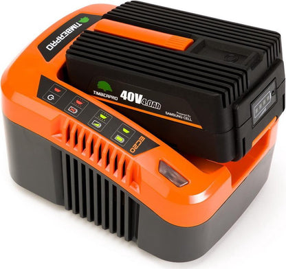  TIMBERPRO - Bladblazer Elektrisch 40V, ZEER Krachtig (incl. 4A Batterij En Incl. Lader)