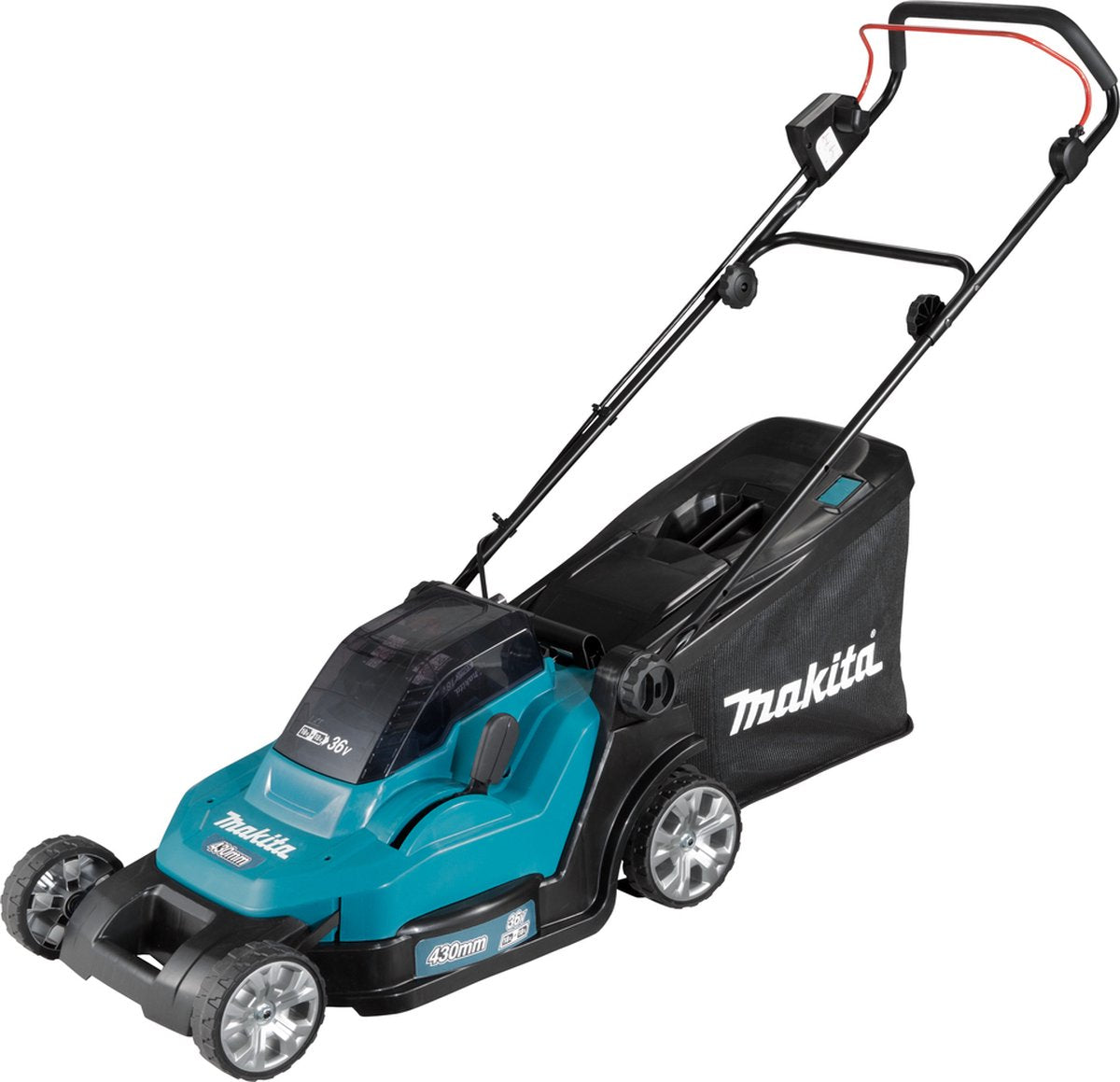  Makita - DLM432PT2 - 2x 18V - Accu - Grasmaaier - Set - 2x 5.0 Ah - Duolader