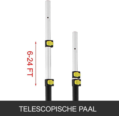  Bolture Boomzaag Telescopisch - Houtzaag Electrisch - Hoogsnoeier - Elektrische Takkenzaag - Stokzaag - 180 - 730cm