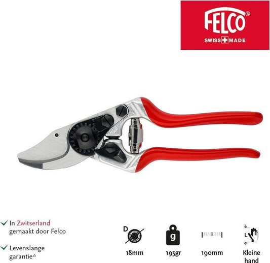  Felco 14 Snoeischaar | Ergonomisch | Voor Kleine Handen