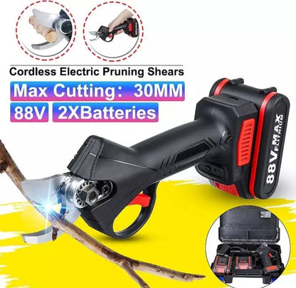  Accu Snoeischaar-88 VOLT-9000 MAh-COMPLETE SET-Professioneel-Hovenier-Tuinman