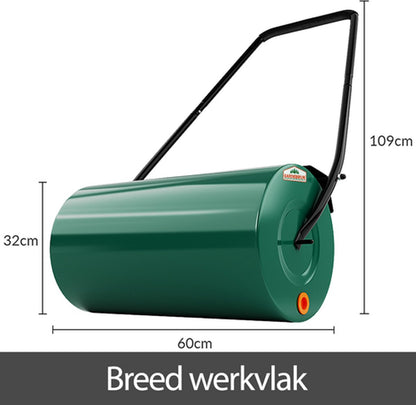  Gardebruk Tuinwals 60cm - 50L Vulvolume Staaltrommel - Groen