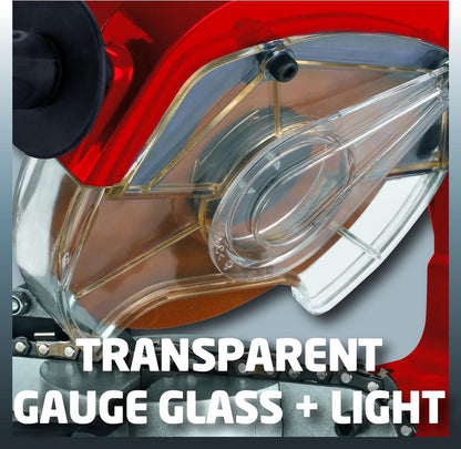  Einhell Kettingslijper GC-CS 235 E (235 W - 3.000 /min - Kettingspanner - Slijpschijf - Verlichting - Draaibare Slijpkop - Dieptebegrenzer) Slijpkop - Dieptebegrenzer)