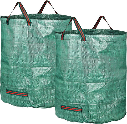  Tuin Afvalzakken - 2 Stuks - Opvouwbare Afvalzak - Tuin Afvalzak - Bladzakken - Waterstotend Tuinafvalzak - 270L