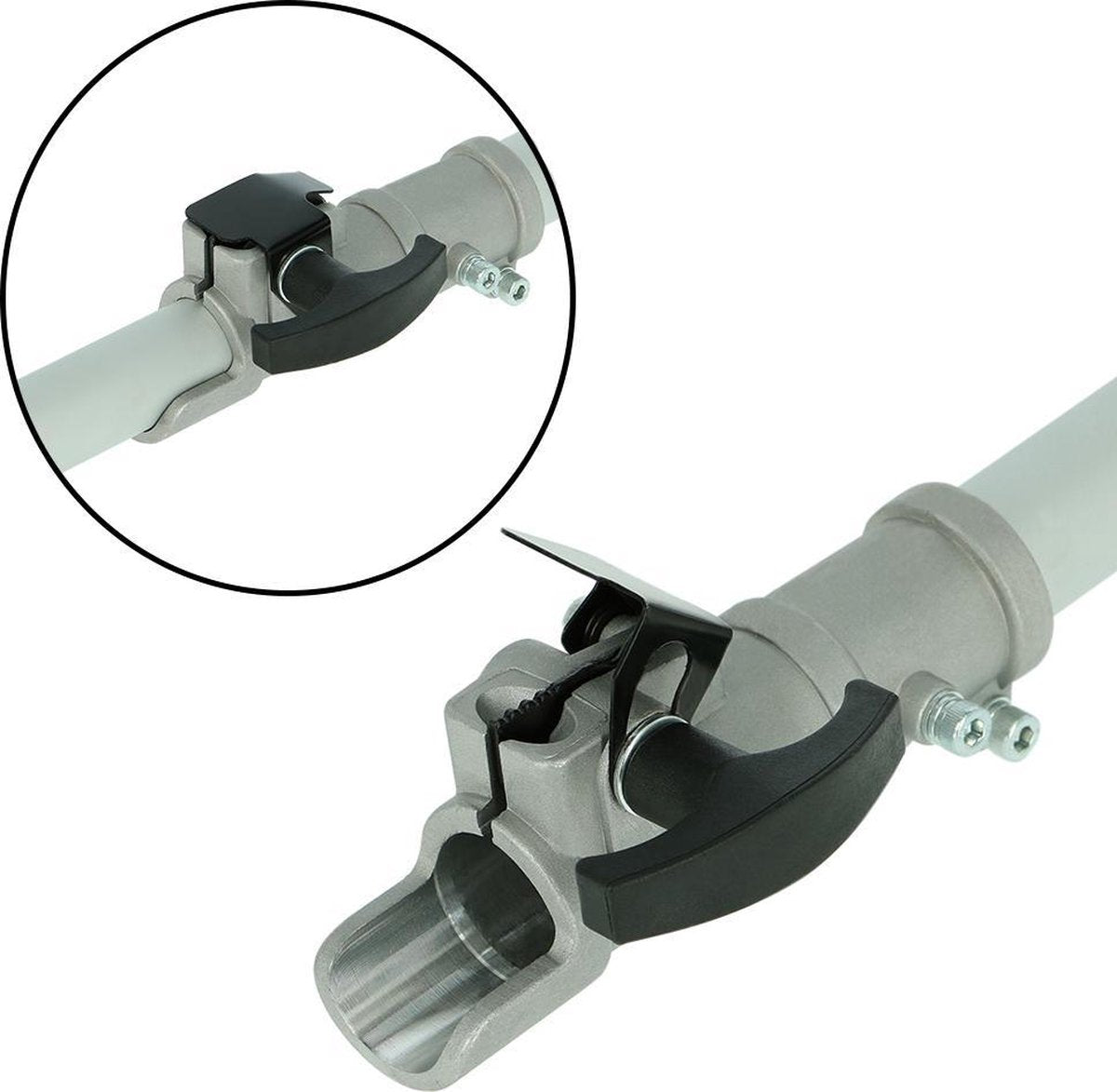  Kibani 6-in-1 Multitool - 52 Cc / 1.9 PK 2-takt Benzine Motor - Heggenschaar, Kettingzaag, Grastrimmer, Maaidraad 100M, Onkruidborstel, Zaagblad, Maaidraad 100 M &amp; Bosmaaier