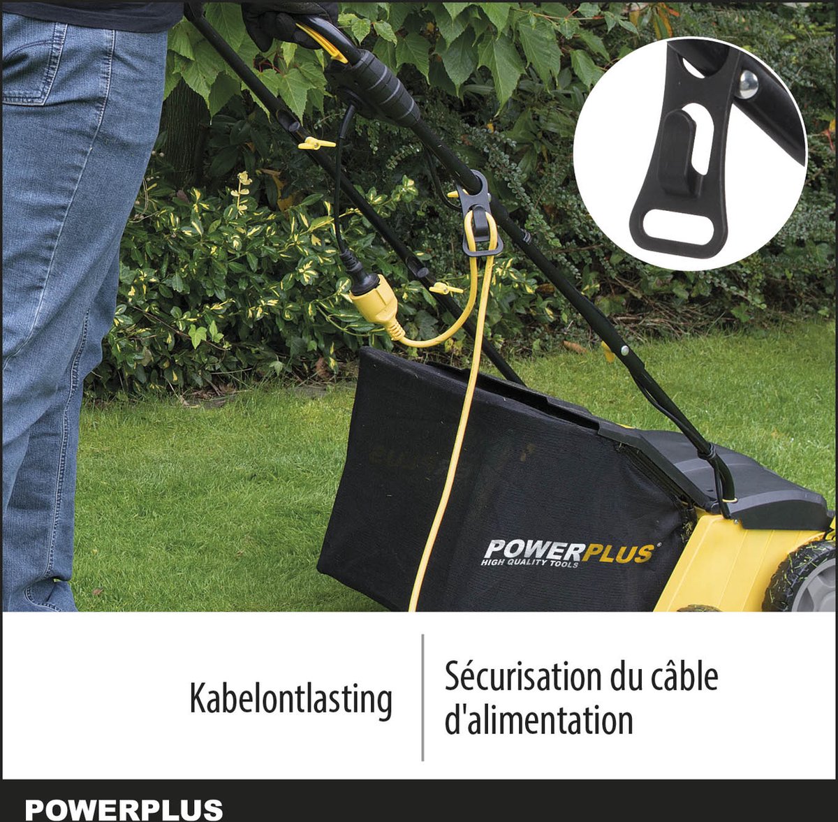  Powerplus POWXG7513 Elektrische Verticuteermachine - Mos Verwijderaar - 1400W - 320mm Maaibreedte - 45L Opvangbak - Incl. Gazonbeluchter/grasbeluchter