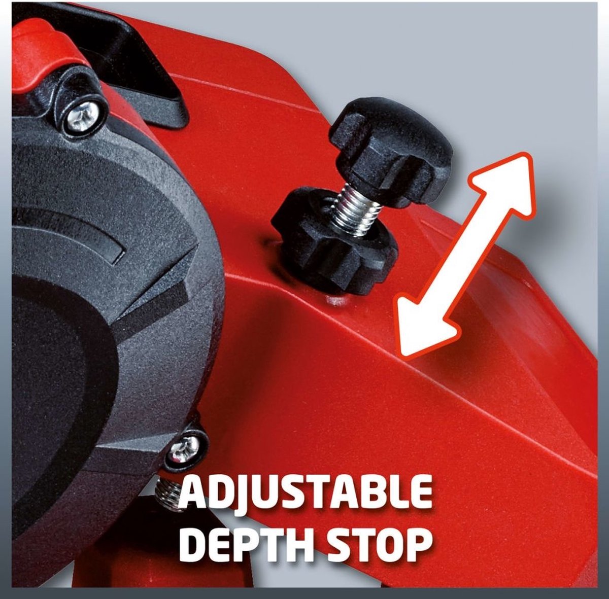  Einhell Kettingslijper GC-CS 85 E (85 W - 5500 /min - Slijphoekverstelling W. Schaal - Kettingspanner - Dieptebegrenzer Incl. Slijpschijf)