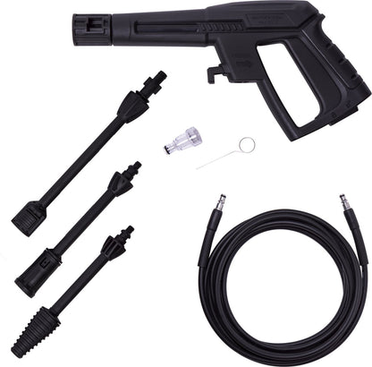  VONROC Hogedrukreiniger V14C-1 - 1400W – 110 Bar – 390 L/h – Compact - Incl. 5m Slang, Spuitstukken En Accessoires