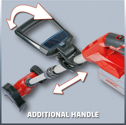  Einhell Accu Voegenreiniger GE-CC 18 Li-Solo Power X-Change (Li-Ion - 18 V - 1200 T/min - Borsteldiameter 10 Cm - Incl. Staal- En Nylonborstel - Zonder Accu En Lader)