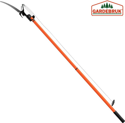  Gardebruk Takkenzaag Telescopisch - 2in1 Zaag &amp; Snoeischaar - Oranje