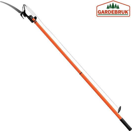  Gardebruk Takkenzaag Telescopisch - 2in1 Zaag &amp; Snoeischaar - Oranje