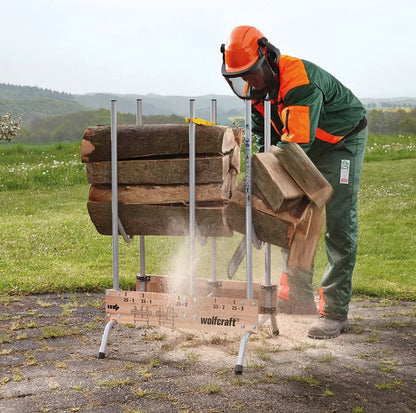  Wolfcraft - Professionele Zaagbok - Voor Kettingzaag - Hout - Opbouwbare, Stabiele Zaagbok Voor Brandhout - 5121000 - 10 JAAR GARANTIE