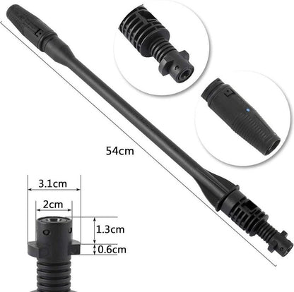 Merkloos 140 Bar Hogedrukspuitlans - Hogedrukreiniger Kärcher-opzetstuk - Verstelbare Sproeikop Voor Karcher Hogedrukreiniger - Accessoire Voor Karcher K1 K2 K3 K4 K5 K6 K7