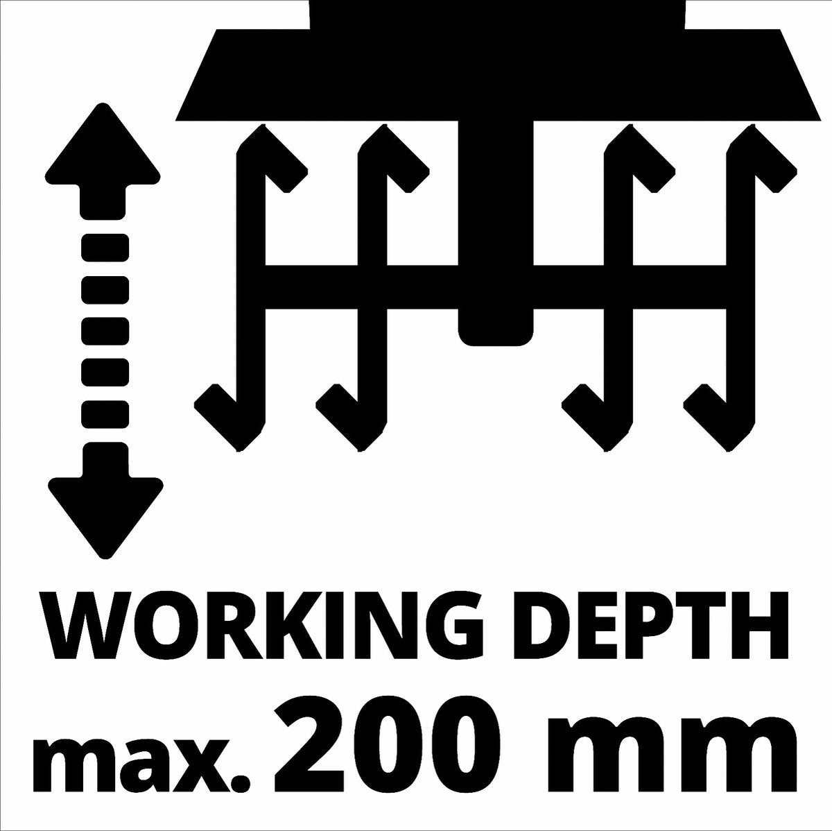  Einhell Accu Grondfrees GE-CR 30 Li-Solo Power X-Change (Li-Ion - 36 V - 30 Cm Werkbreedte - 20 Cm Werkdiepte - Robuuste Hakmessen - 2-punts Veiligheidsschakelaar - Zonder Accu En Lader)