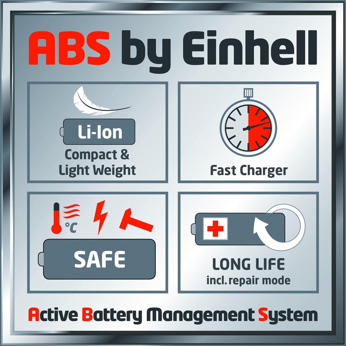 Einhell Accu Bladblazer GE-CL 18 Li E Kit (1x2,0Ah) Power X-Change (Li-Ion - 18 V - 12000 Min-1 - 210 Km/h Blaasluchtstroom - Incl. 2,0 Ah Accu En Lader)