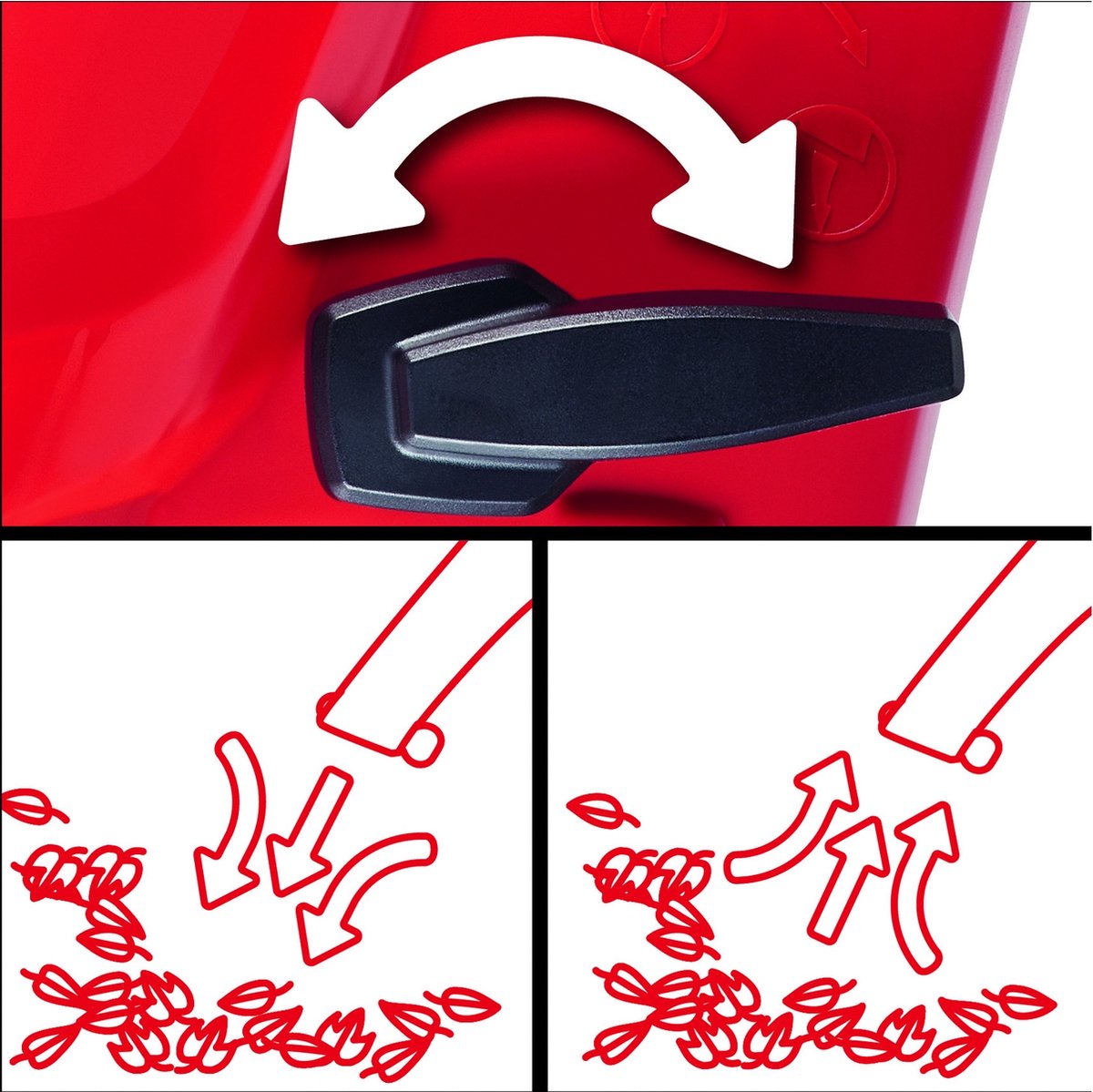  Einhell Elektrische Bladblazer GC-EL 3024 E (blazen, Zuigen &amp; Versnipperen, Zuigbuis Ø75 Mm, Zuigkracht 650 M³/h, Hakselfunctie 10:1, Blaassnelheid 240 Km/h, Opvangzak 40 L)