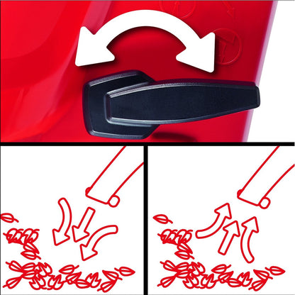  Einhell Elektrische Bladblazer GC-EL 3024 E (blazen, Zuigen &amp; Versnipperen, Zuigbuis Ø75 Mm, Zuigkracht 650 M³/h, Hakselfunctie 10:1, Blaassnelheid 240 Km/h, Opvangzak 40 L)
