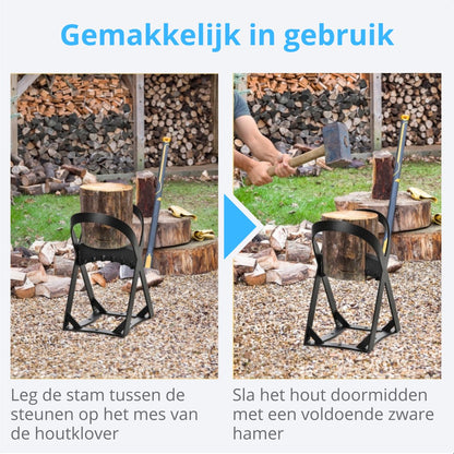  Zenzee - Houtklover - Houtsplijter - Houtkliever - Staal
