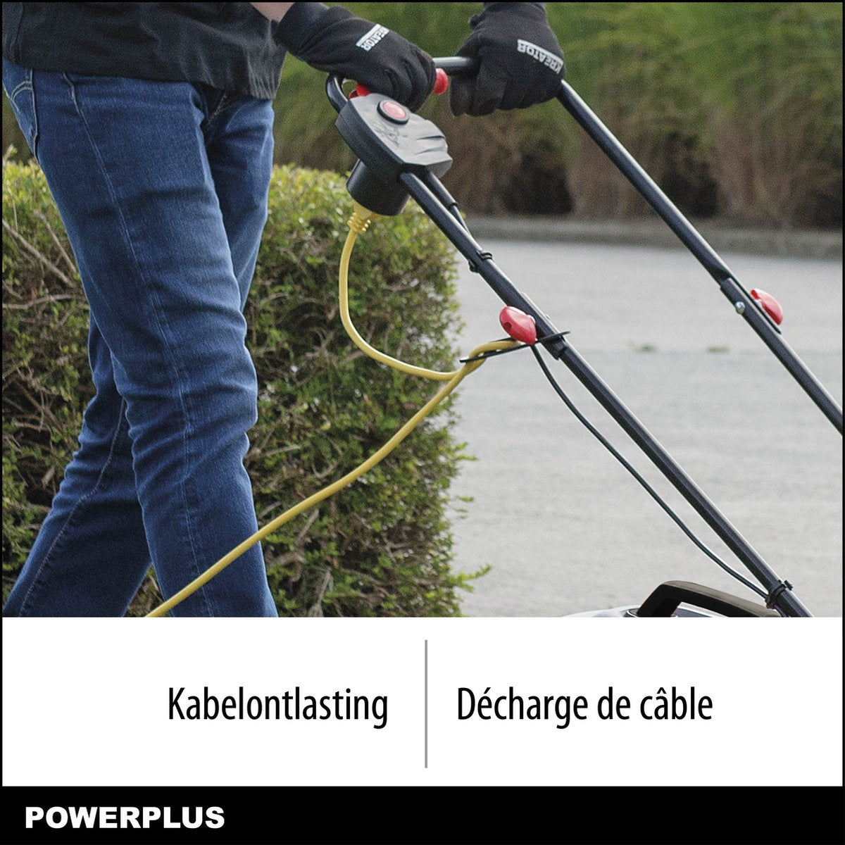  Powerplus POWEG63703 Elektrische Grasmaaier - Grasmachine Voor Kleine Tuin - 1000 W - 32cm Maaibreedte - 30L Opvangbak - Verstelbare Maaihoogte
