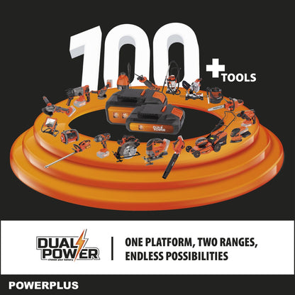  Powerplus Dual Power POWDPGSET33 Accu Kettingzaag - 40V - 30 Cm Zwaardlengte -2x20V Accu -1 X Lader