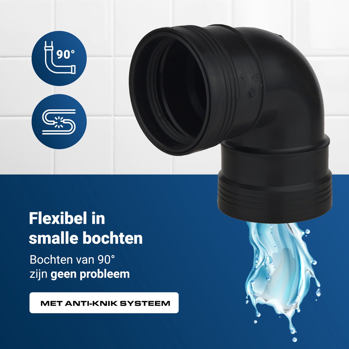  Techweise - Rioolslang Voor Kärcher K2 T/m K7 - 15M - Met 4 Achterwaartse Hogedruksproeiers