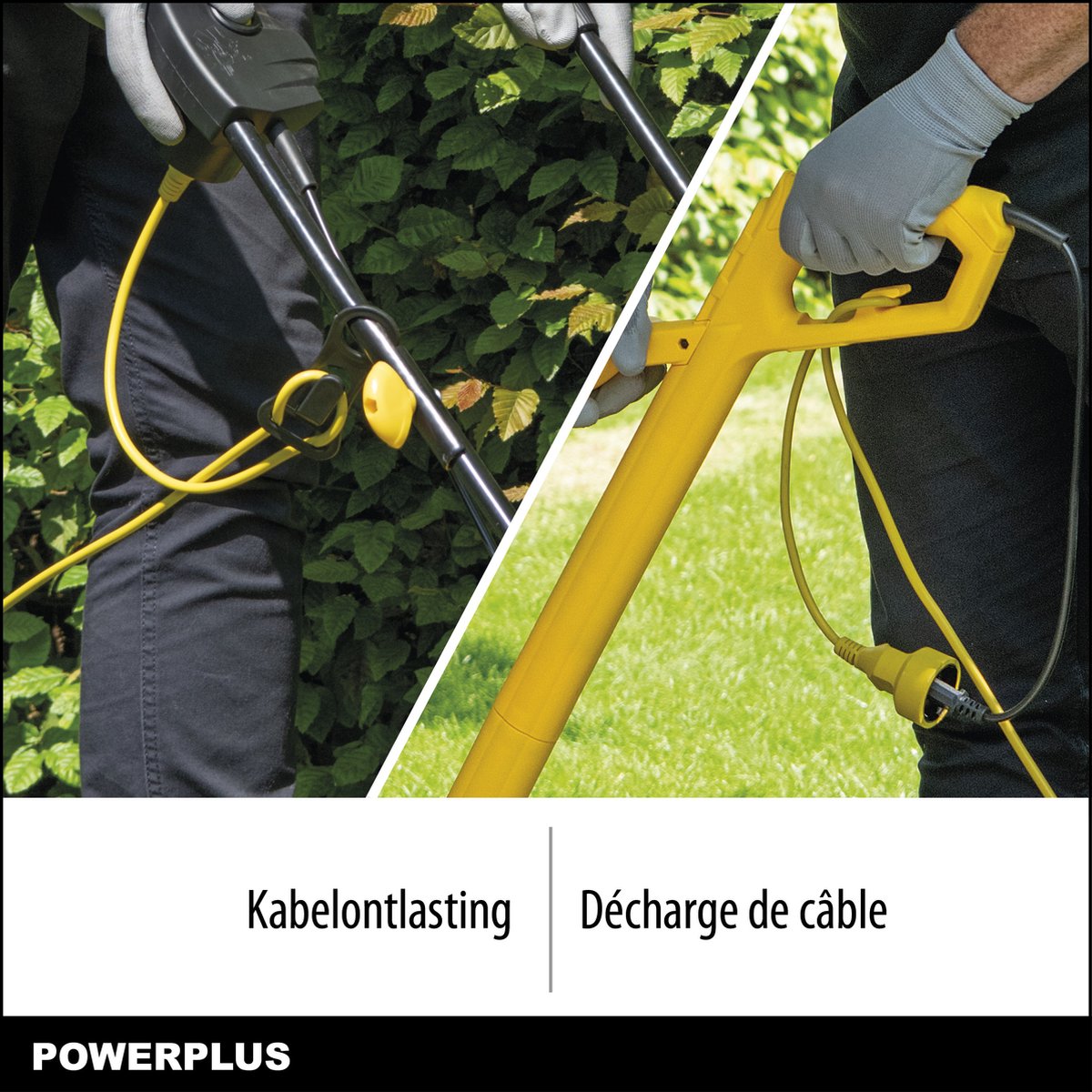  Powerplus POWXG6212T Elektrische Grasmaaier - Grasmachine Voor Kleine En Middelgrote Tuin - 1300W - Maaibreedte 320mm - Verstelbare Maaihoogte - 30L Opvangbak - Incl. Grastrimmer 250W