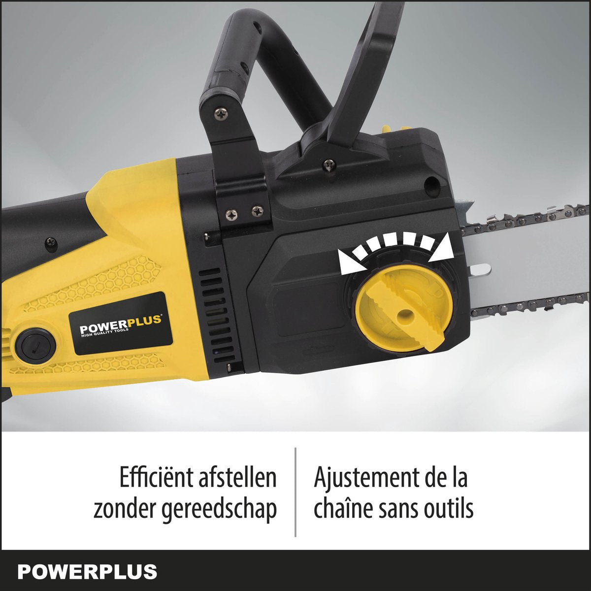  Powerplus POWXG1009 Elektrische Kettingzaag - 2400W - Zwaardlengte 400mm - Automatische Kettingsmering - Incl. 1x Ketting En 1x Zwaard