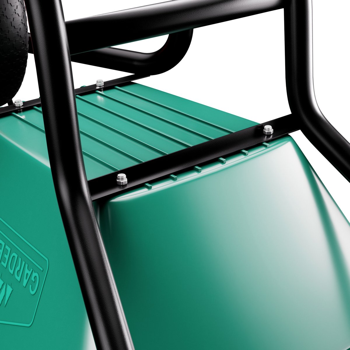  Gardebruk Kruiwagen 100 L - Kunststof Kuip – Tot 150KG Groen