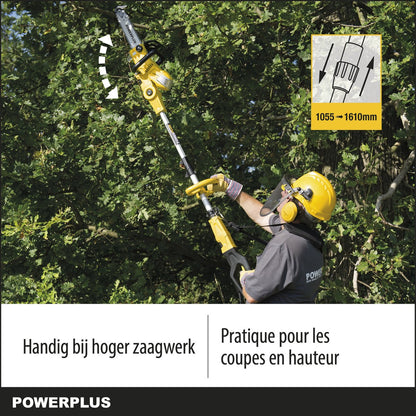  Powerplus POWXG1032 Elektrische Kettingzaag - 900W - Zwaardlengte 300mm - Automatische Kettingsmering - Incl. 1x Ketting En 1x Zwaard