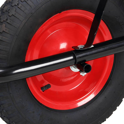 Gardebruk Kruiwagen 100 L - Kunststof Kuip – Tot 150KG Groen