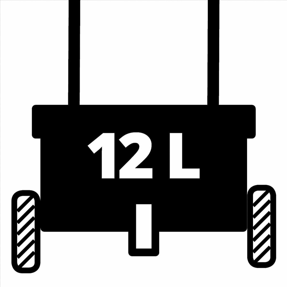  Einhell Strooiwagen GC-SR 12 (12 L - 45 Cm Strooibreedte - Dubbele Duwstang - Kliksluiting Aan Beide Zijden - Verstelhendel - Corrosiebestendige Rol - Behuizing Van Breukvast Kunststof)