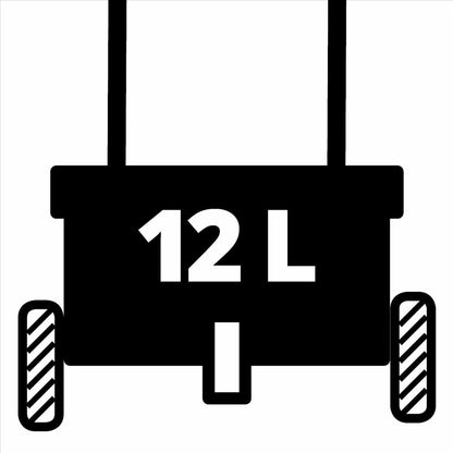  Einhell Strooiwagen GC-SR 12 (12 L - 45 Cm Strooibreedte - Dubbele Duwstang - Kliksluiting Aan Beide Zijden - Verstelhendel - Corrosiebestendige Rol - Behuizing Van Breukvast Kunststof)