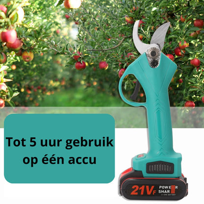 Merkloos Elektrische Snoeischaar - Professioneel - Accu Snoeischaar - 2 Accu's - Tuinieren - Tuinschaar - 30mm