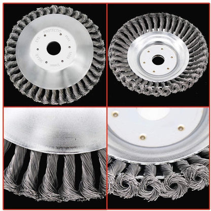  Onkruidborstel Voor Bosmaaier | 150mm /15 Cm Staalborstel Nieuw | Universele Onkruidborstel 150 Mm - Onkruidverwijderaar - Voegenborstel - Grastrimmer