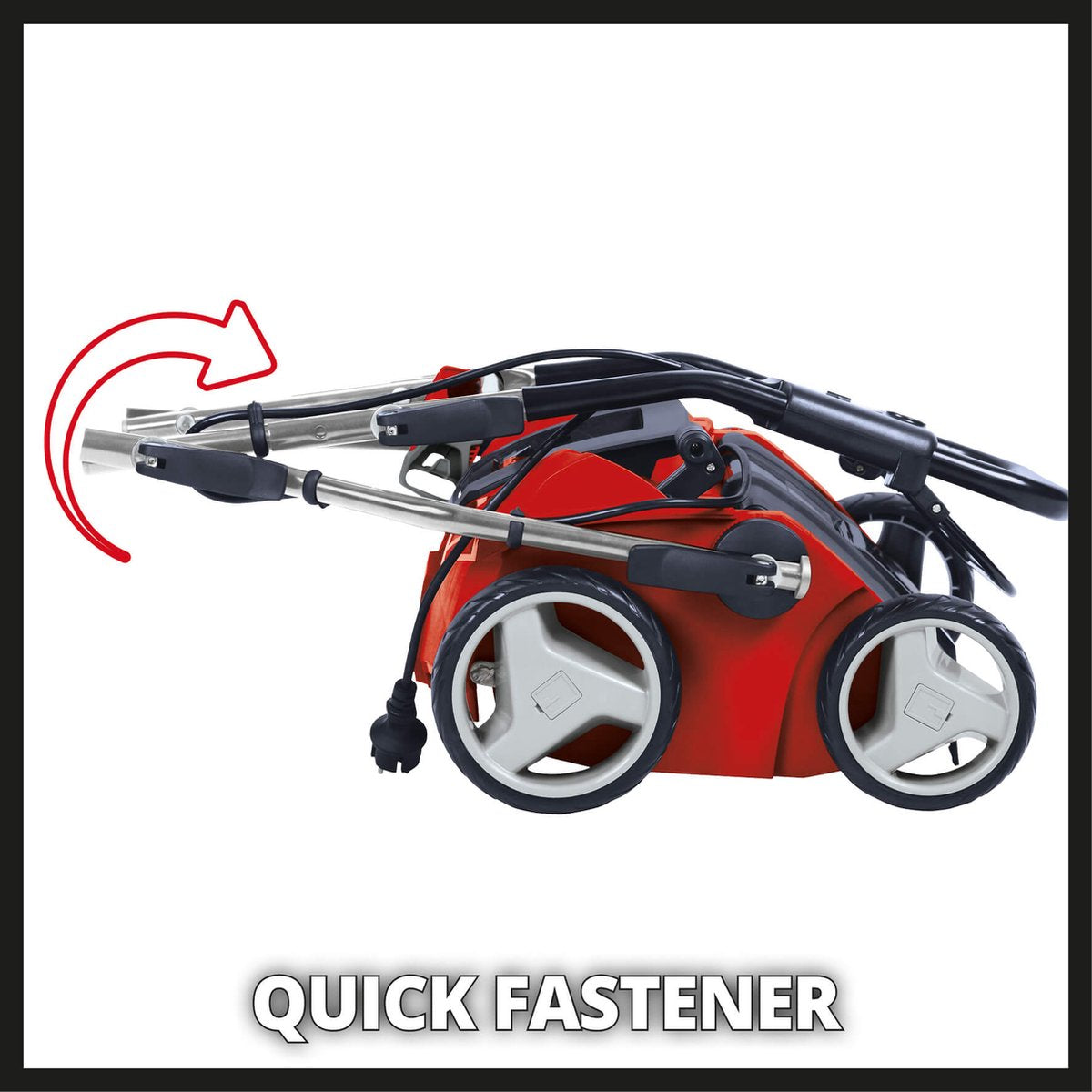  Einhell Verticuteerder En Beluchter GE-SA 1640 (1600 W - 40 Cm Werkbreedte - Tot 12 Mm Werkdiepte - In Hoogte Verstelbaar Stuur - Opvangzak 48 L - Incl. Beluchtingsrol)