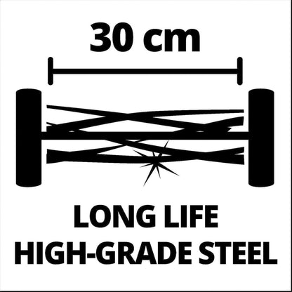  Einhell Kooimesmaaier - GC-HM 300 - Handmaaier - 30cm - 16L