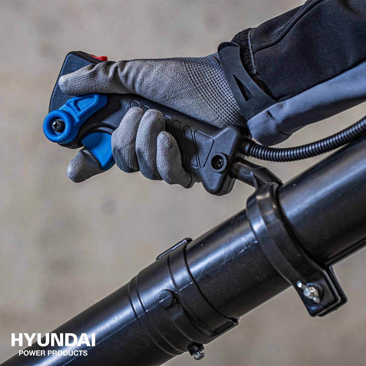  Hyundai Bladblazer 52 Cc - 2-takt Benzinemotor - Slechts 11 Kg - Rug-gedragen - Variabele Snelheid
