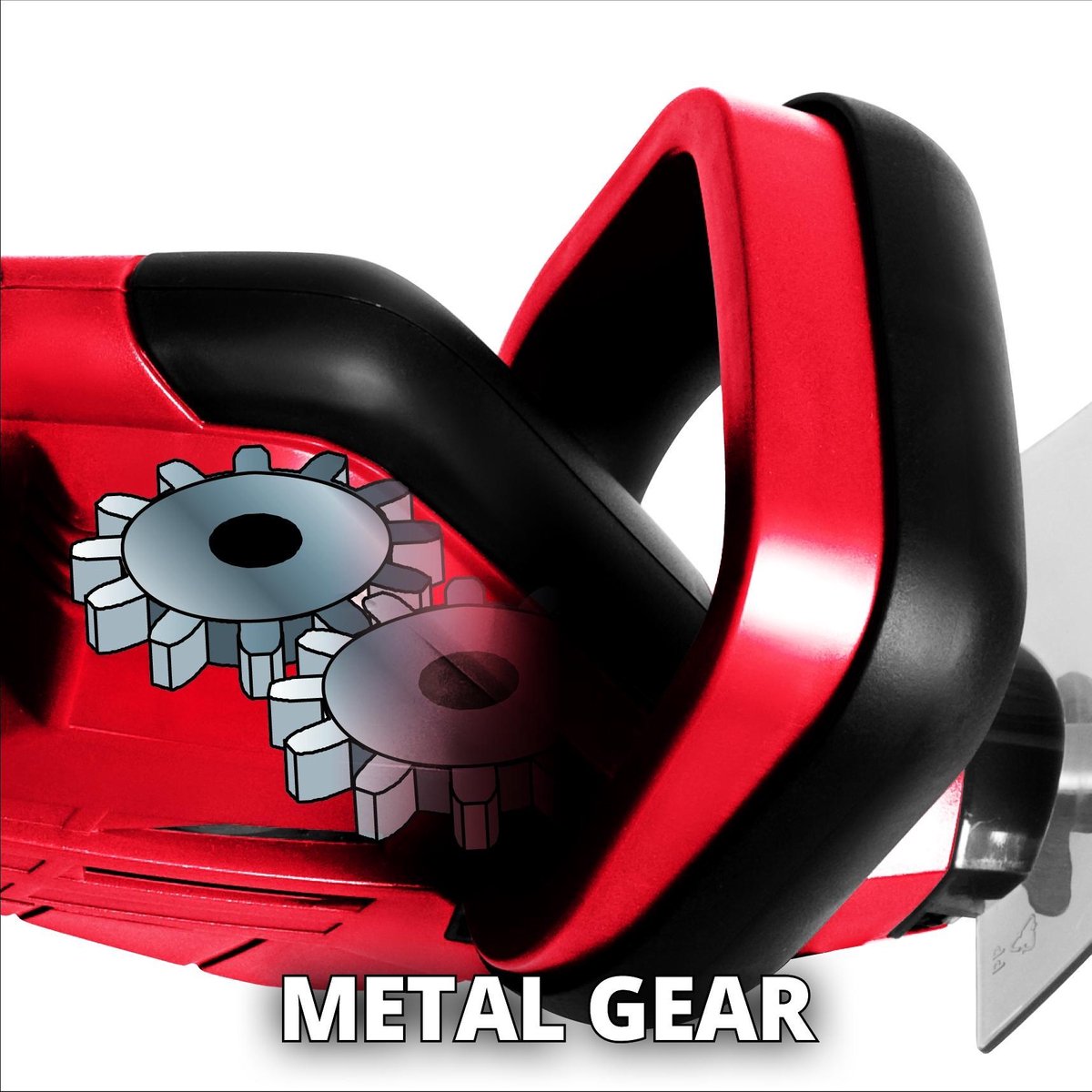  Einhell Accu Heggenschaar GE-CH 1846 Li-Solo Power X-Change (Li-Ion - 18 V - 46 Cm Zaaglengte - 15 Mm Tandafstand - Ergonomische Handgreep - Zonder Accu En Lader)