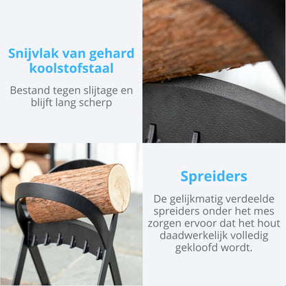  Zenzee - Houtklover - Houtsplijter - Houtkliever - Staal
