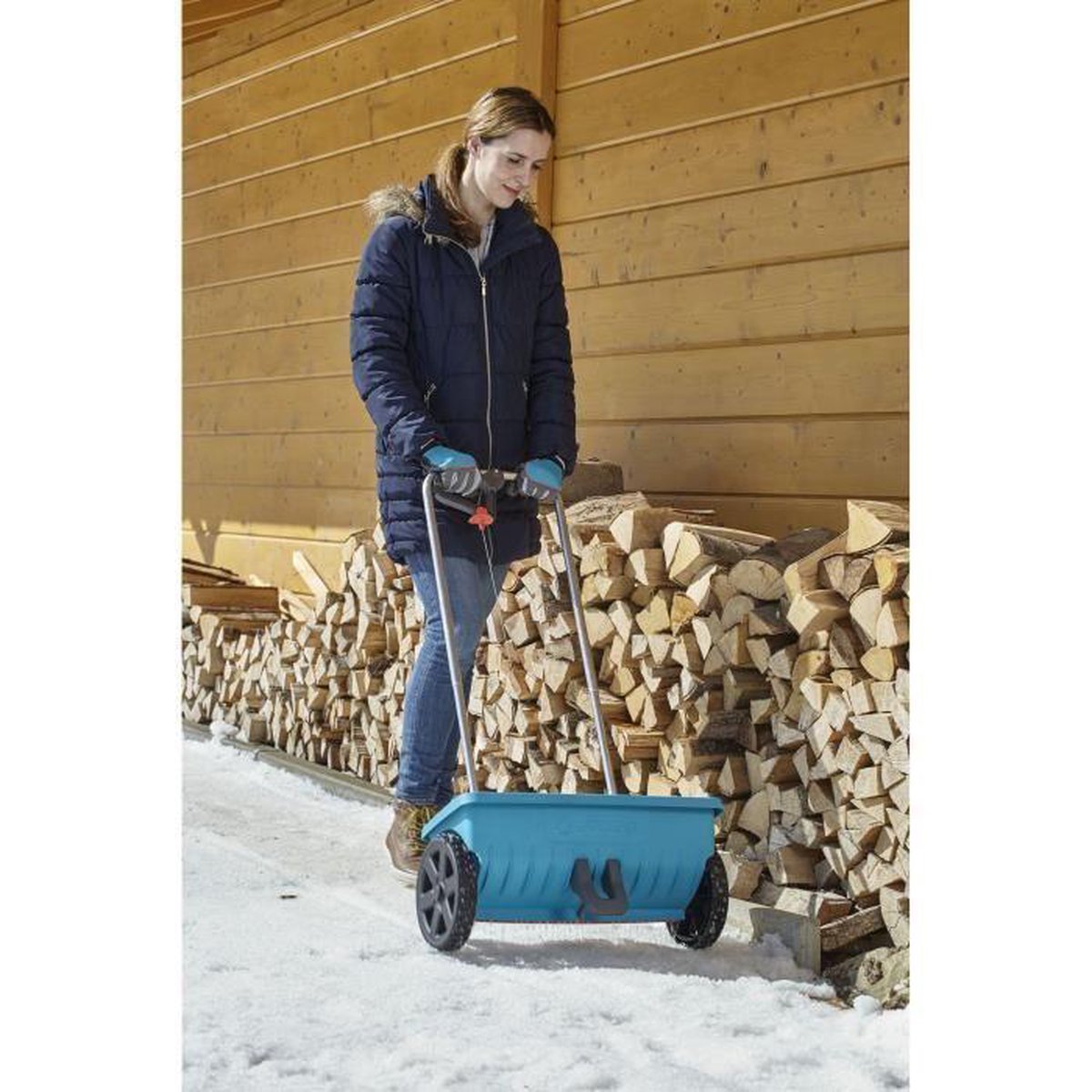  GARDENA - Strooiwagen L - Strooikar - 400m2 - 12.5 Liter