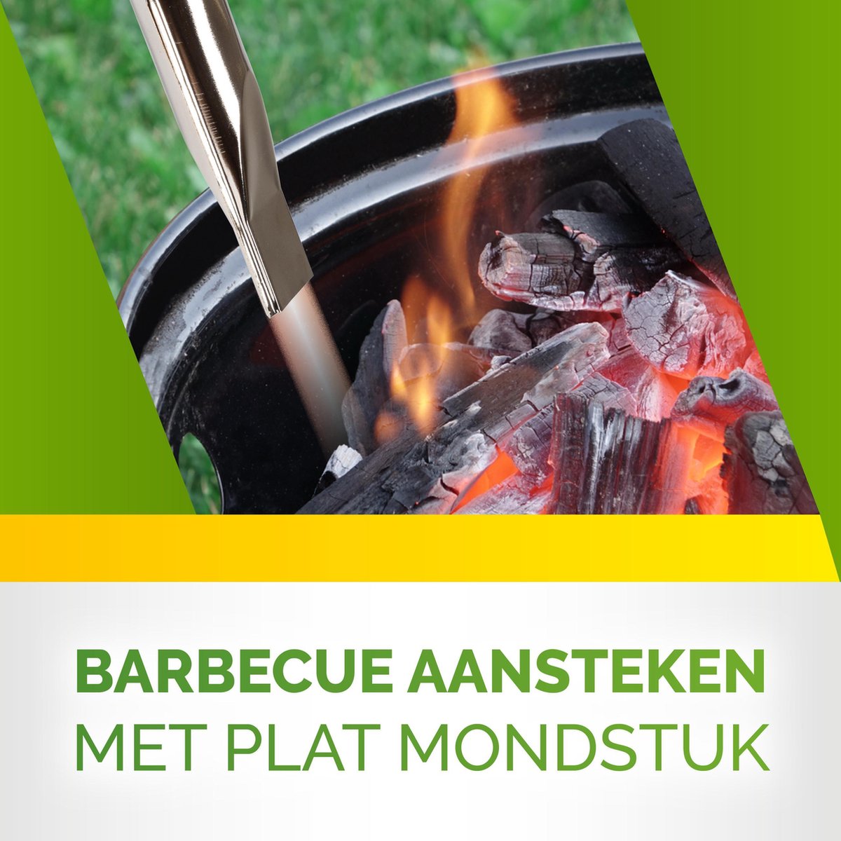  Kinzo Garden Onkruidbrander - 2000W - Tot 650°C - Multifunctioneel - Elektrisch - Milieuvriendelijk