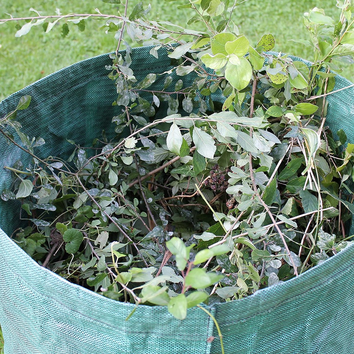 Tuin Afvalzakken - 2 Stuks - Opvouwbare Afvalzak - Tuin Afvalzak - Bladzakken - Waterstotend Tuinafvalzak - 270L