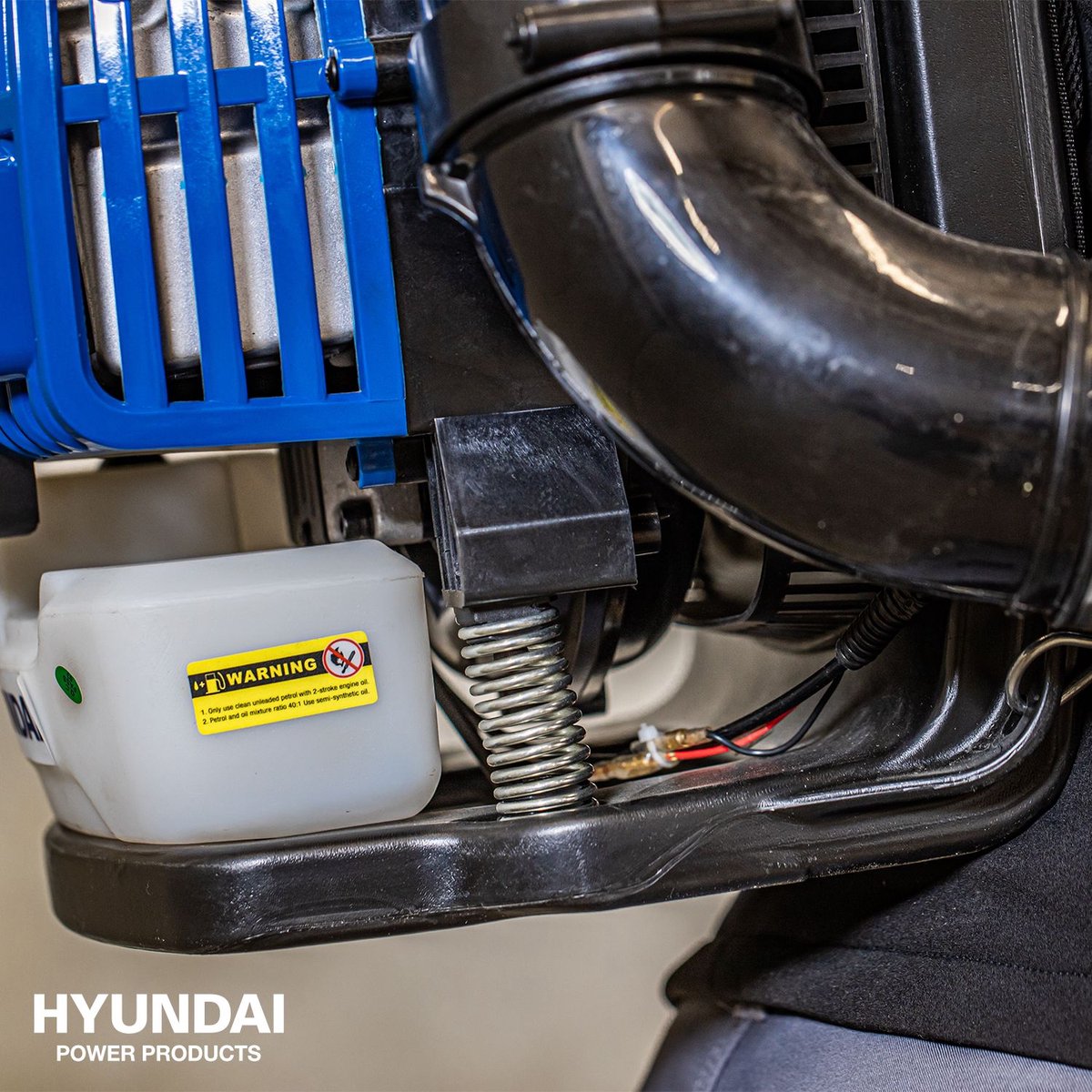  Hyundai Bladblazer 52 Cc - 2-takt Benzinemotor - Slechts 11 Kg - Rug-gedragen - Variabele Snelheid