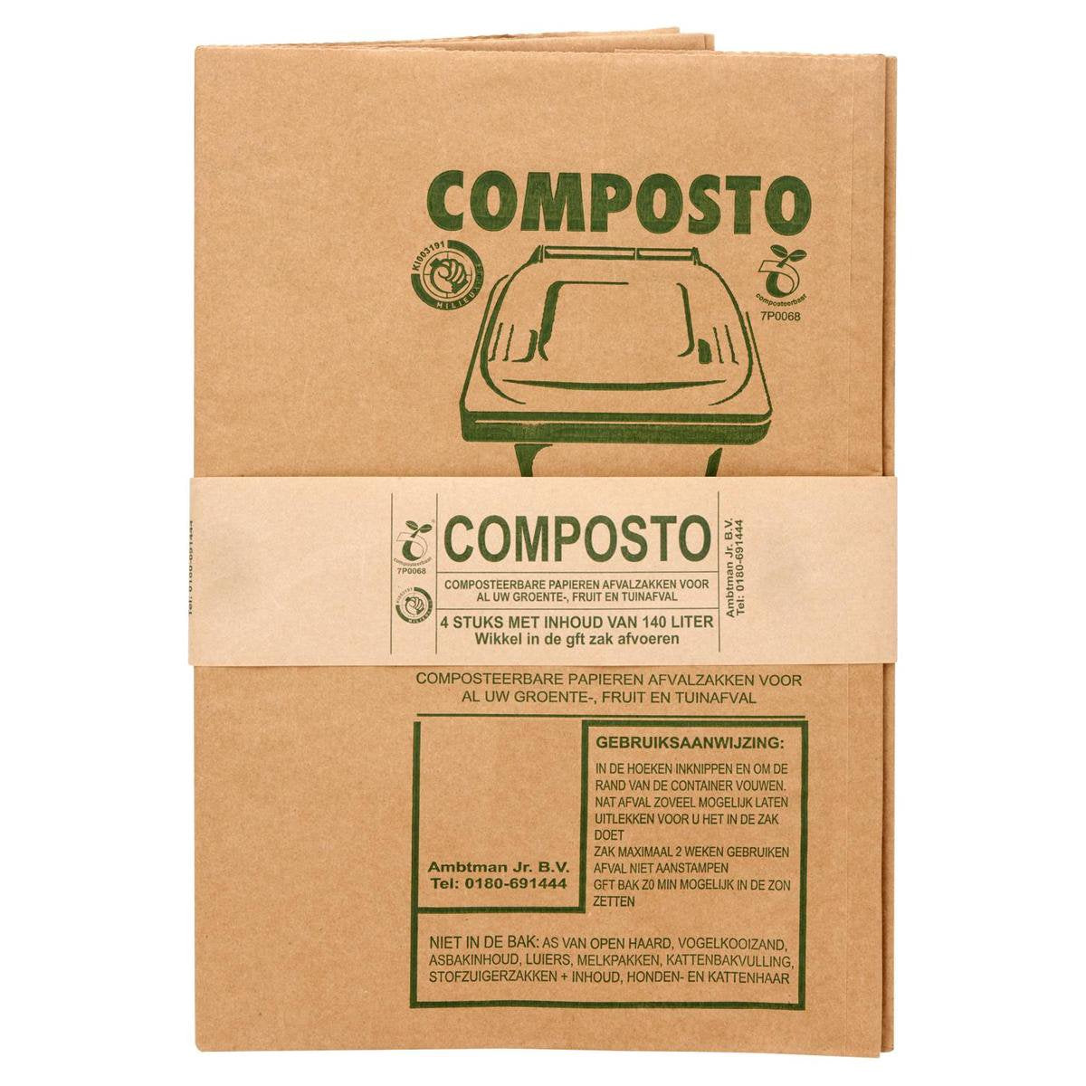  Composto GFT 140L Containerzak Set à 40 Stuks