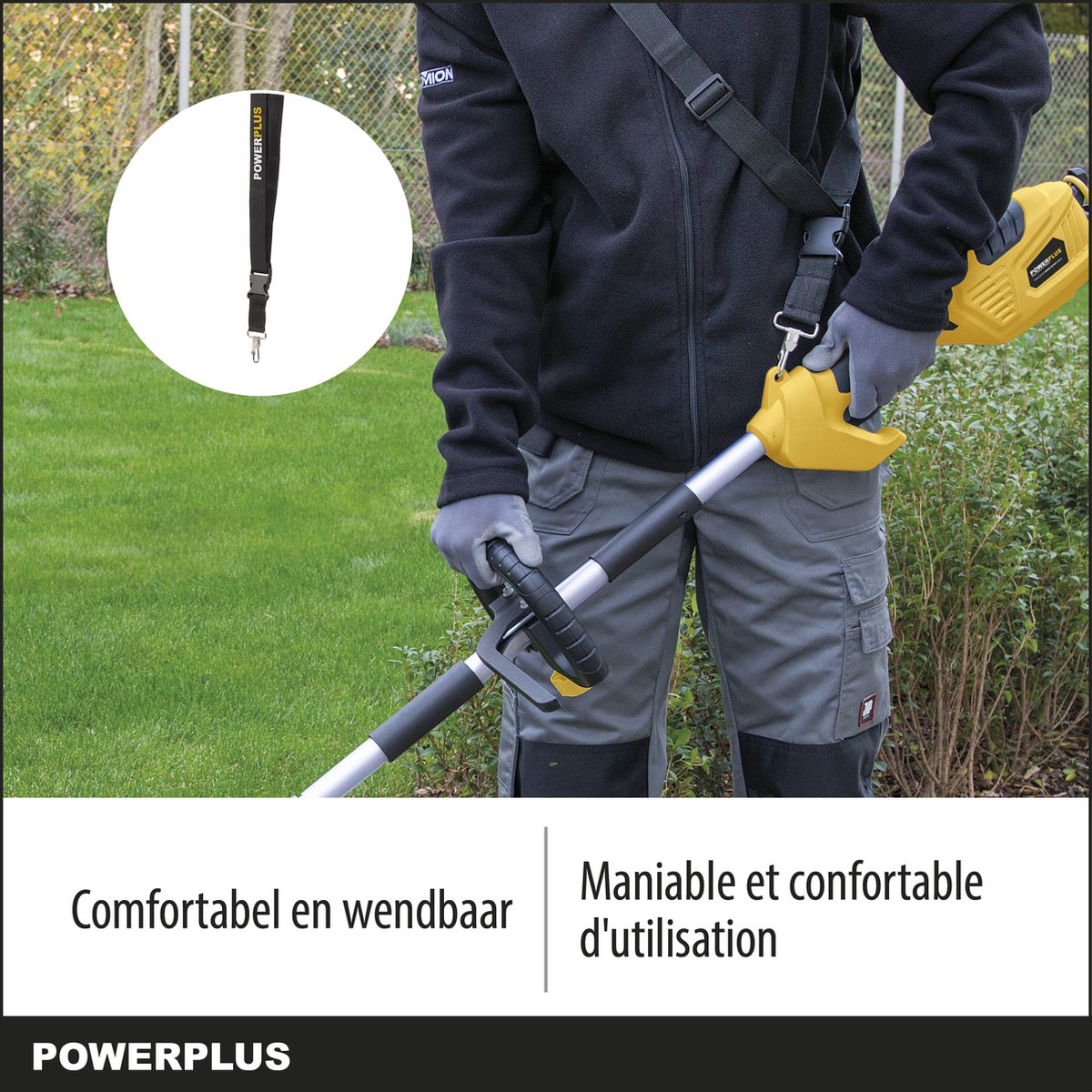  Powerplus POWXG30405 Bosmaaier 2-in-1 - 1000 W - Bosmaaier &amp; Grastrimmer
