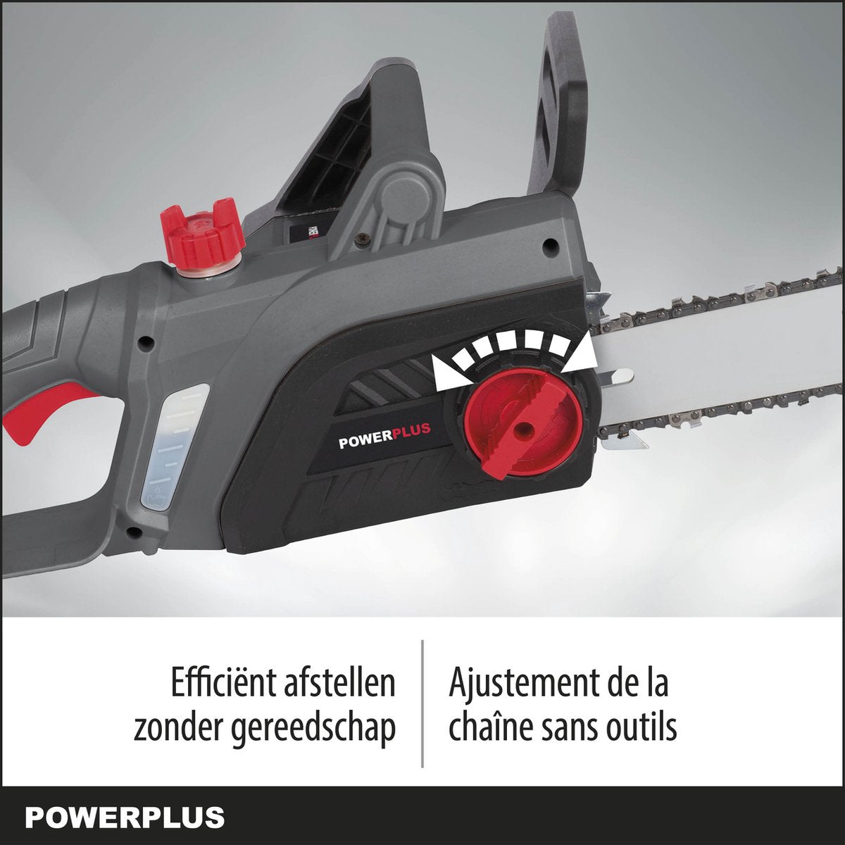  Powerplus POWEG10110 Elektrische Kettingzaag - 2200W - Zwaardlengte 400mm - Automatische Kettingsmering - Incl. 1x Ketting En 1x Zwaard