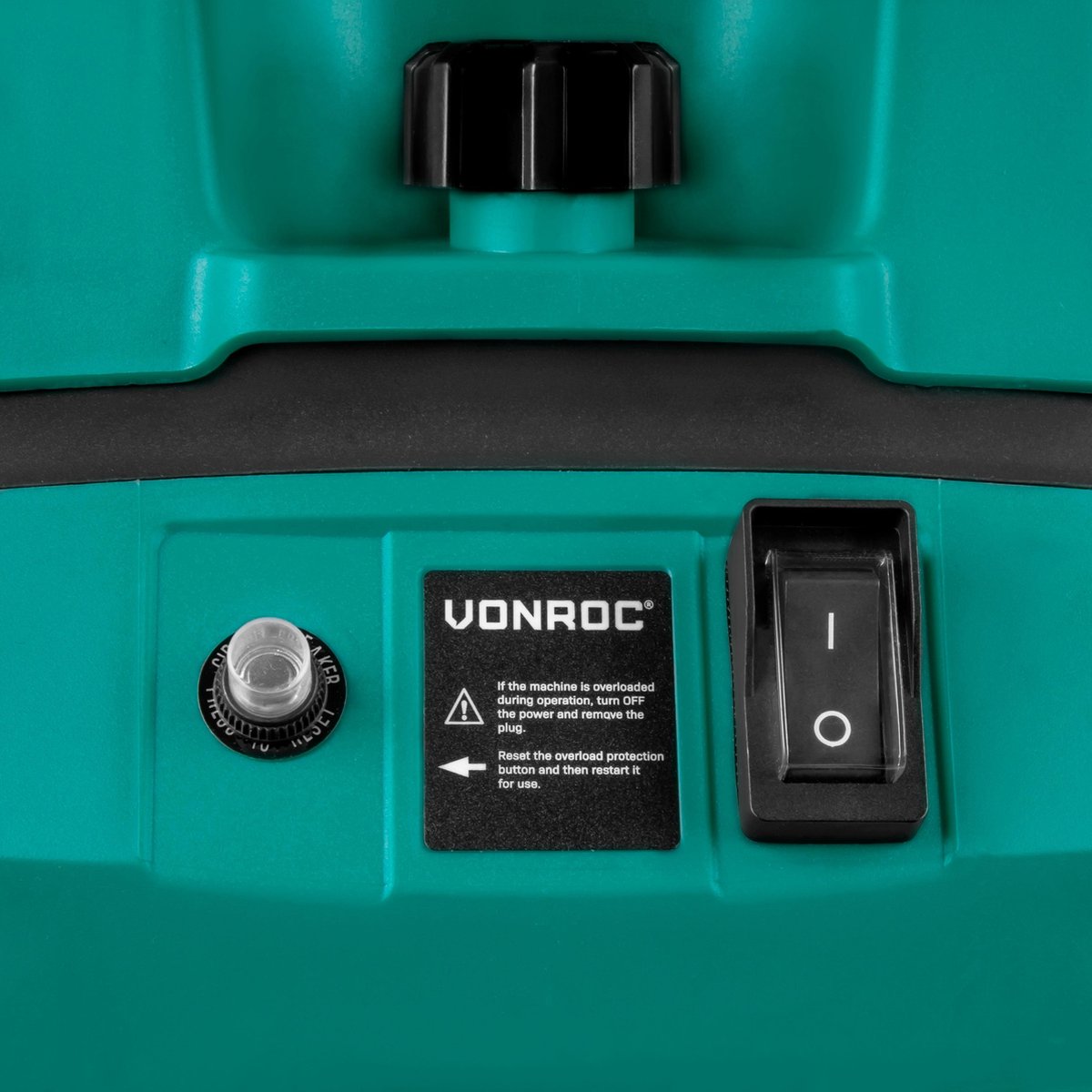  VONROC Hakselaar/Shredder 2500W – Voor Takken Tot Ø45mm – Incl. 45L Opvangzak &amp; Duwstok